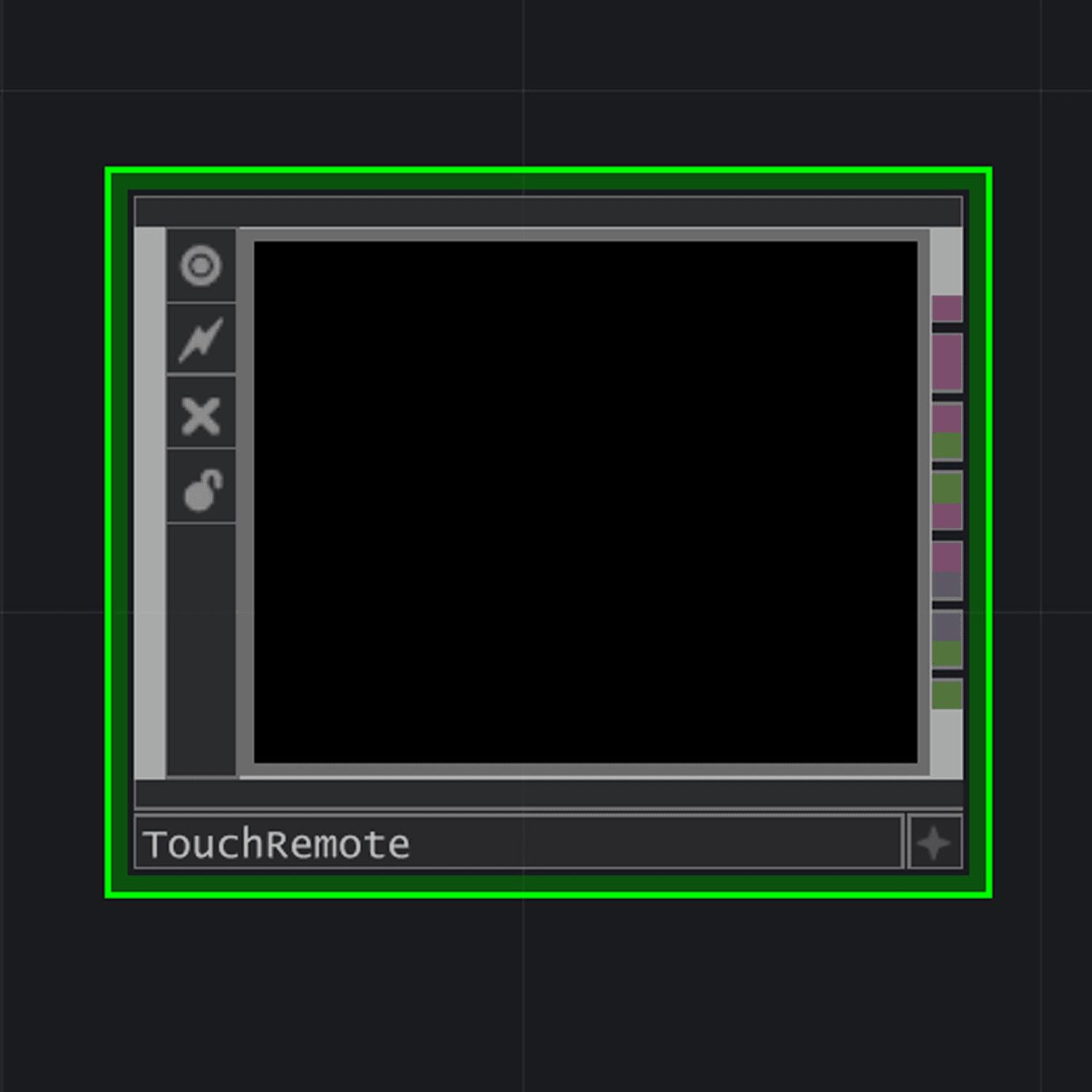 Download and add TouchRemote COMP to TouchDesigner